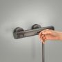 Grohe Precision Feel 34790AL0 bateria prysznicowa ścienna z termostatem brushed hard graphite zdj.7