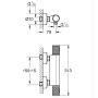 Grohe Precision Feel 34790GN0 bateria prysznicowa ścienna z termostatem brushed cool sunrise zdj.2