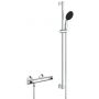 Grohe Precision Flow 34805001 bateria prysznicowa ścienna termostatyczna starlight chrome zdj.1