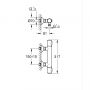 Grohe Precision Flow 348402430 bateria prysznicowa ścienna z termostatem czarna zdj.2
