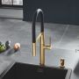 Grohe Essence 30294GN0 bateria kuchenna stojąca brushed cool sunrise zdj.6