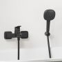 Grohe Dice 1018722430 bateria wannowo-prysznicowa ścienna czarna zdj.8