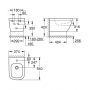 Grohe Euro Ceramic 39208000 bidet wiszący zdj.2