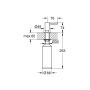 Grohe Cosmopolitan 40535000 dozownik do płynów starlight chrome zdj.2