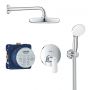 Grohe Eurosmart Cosmopolitan 25219001 zestaw prysznicowy podtynkowy z deszczownicą starlight chrome zdj.1