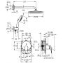 Grohe Start Edge 25293000 zestaw prysznicowy podtynkowy z deszczownicą chrom zdj.2