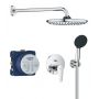 Grohe Start Edge 25293000 zestaw prysznicowy podtynkowy z deszczownicą chrom zdj.1