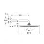 Grohe Rainshower 26066AL0 deszczownica z ramieniem 31x31 cm okrągła brushed hard graphite zdj.2