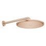 Grohe Rainshower 26066DL0 deszczownica z ramieniem 31x31 cm okrągła brushed warm sunset zdj.3