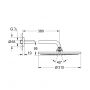 Grohe Rainshower 26066DL0 deszczownica z ramieniem 31x31 cm okrągła brushed warm sunset zdj.2