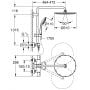 Grohe Euphoria 26075AL0 zestaw prysznicowy ścienny termostatyczny z deszczownicą brushed hard graphite zdj.2