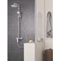 Grohe Tempesta 26224001 zestaw prysznicowy ścienny z deszczownicą starlight chrome zdj.4
