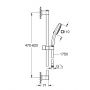 Grohe Vitalio Comfort 26398001 zestaw prysznicowy ścienny chrom zdj.2