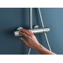 Grohe Vitalio Joy 26400001 zestaw prysznicowy ścienny termostatyczny z deszczownicą starlight chrome zdj.6