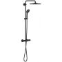 Grohe Vitalio Joy 264002431 zestaw prysznicowy ścienny termostatyczny z deszczownicą czarny zdj.1