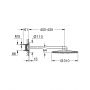 Grohe Rainshower 26475GN0 deszczownica z ramieniem 31x31 cm okrągła zdj.2