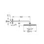 Grohe Rainshower 26564GN0 deszczownica z ramieniem 31x31 cm kwadratowa zdj.2