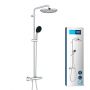 Grohe Vitalio Start System 26677001 zestaw prysznicowy ścienny termostatyczny z deszczownicą starlight chrome zdj.8