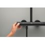 Grohe Vitalio Start System 266772431 zestaw prysznicowy ścienny termostatyczny z deszczownicą czarny zdj.7