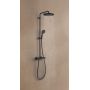 Grohe Vitalio Start System 266772431 zestaw prysznicowy ścienny termostatyczny z deszczownicą czarny zdj.9