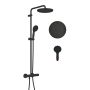 Grohe Vitalio Start System 266772431 zestaw prysznicowy ścienny termostatyczny z deszczownicą czarny zdj.3