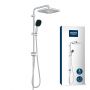 Grohe Vitalio Comfort 26698001 zestaw prysznicowy ścienny z deszczownicą starlight chrome zdj.8
