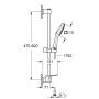 Grohe Vitalio Comfort 26929001 zestaw prysznicowy ścienny chrom zdj.2