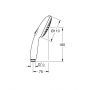 Grohe Vitalio Start 26948001 słuchawka prysznicowa chrom zdj.2