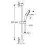 Grohe Vitalio Start 26956001 zestaw prysznicowy ścienny chrom zdj.2