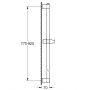 Grohe Vitalio Universal 26961001 drążek prysznicowy 90 cm zdj.2