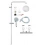 Grohe Euphoria 27296001 zestaw prysznicowy ścienny termostatyczny z deszczownicą starlight chrome zdj.3