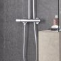Grohe Euphoria 27296001 zestaw prysznicowy ścienny termostatyczny z deszczownicą starlight chrome zdj.4