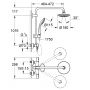 Grohe Euphoria 27296001 zestaw prysznicowy ścienny termostatyczny z deszczownicą starlight chrome zdj.2