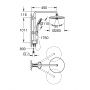Grohe Euphoria 27421002 zestaw prysznicowy ścienny z deszczownicą starlight chrome zdj.2