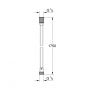 Grohe Silverflex 28388A00 wąż prysznicowy 175 cm hard graphite zdj.2