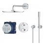 Grohe Grohtherm 34731000 zestaw prysznicowy podtynkowy termostatyczny z deszczownicą starlight chrome zdj.3