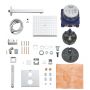 Grohe Grohtherm Cube 34741000 zestaw prysznicowy podtynkowy termostatyczny z deszczownicą starlight chrome zdj.3