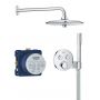 Grohe Precision Smartcontrol 34878000 zestaw prysznicowy podtynkowy termostatyczny z deszczownicą chrom zdj.1
