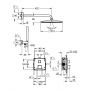 Grohe Precision Cube 34879000 zestaw prysznicowy podtynkowy termostatyczny z deszczownicą chrom zdj.2