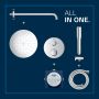 Grohe Vitalio Start 34880000 zestaw prysznicowy podtynkowy termostatyczny z deszczownicą chrom zdj.5