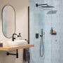 Grohe Precision 348812430 zestaw wannowo-prysznicowy podtynkowy termostatyczny z deszczownicą czarny zdj.8