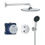 Grohe Vitalio Start 34883000 zestaw prysznicowy podtynkowy termostatyczny z deszczownicą chrom zdj.1
