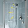 Grohe Vitalio Start 26955001 zestaw prysznicowy ścienny chrom zdj.9
