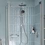Grohe Vitalio Start System 26680001 zestaw prysznicowy ścienny z deszczownicą starlight chrome zdj.8