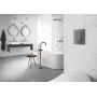 Grohe Arena Cosmopolitan S 37624AL0 przycisk spłukujący do wc brushed hard graphite zdj.4