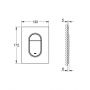 Grohe Arena Cosmopolitan S 37624AL0 przycisk spłukujący do wc brushed hard graphite zdj.2