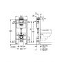 Grohe Rapid SL 38525001 stelaż podtynkowy do miski wc wiszącej zdj.2