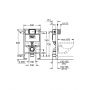 Grohe Rapid SL 38526000 stelaż podtynkowy do miski wiszącej zdj.2