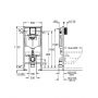 Grohe Rapid SL 38528001 stelaż podtynkowy do miski wiszącej zdj.2