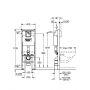 Grohe Rapid SL 38675001 stelaż podtynkowy do miski wc wiszącej zdj.2